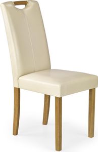 Halmar Essensstuhl Caro - Creme / Buche
