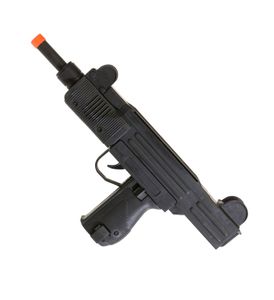 UZI Maschinen-Pistole aus Kunststoff schwarz