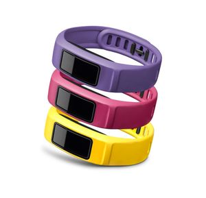 Garmin Vivofit 2 Ersatzarmbänder, (Ve/3), Yellow + Pink + Purple Small