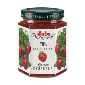 Darbo Garden jahodová prírodná ovocná nátierka 200g