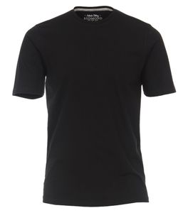 Redmond - Herren T-shirt mit Round Neck in verschiedenen Farben, Regular Fit (665), Größe:6XL, Farbe:Schwarz(90)