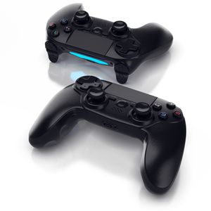 CSL 2x Gaming-Controller, Wireless Gamepad für PS4 Touchpad, 3,5 mm AUX, Dual Vibration
