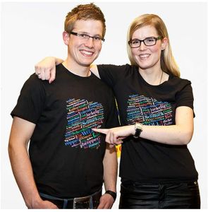 Sauerland WOLL Herren-T-Shirt, schwarz - Größe S