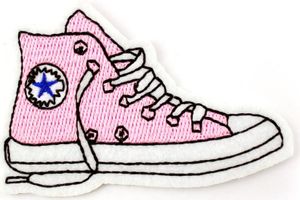 Oblique Unique Aufnäher Patch Abzeichen Aufbügler Flicken - Turnschuh