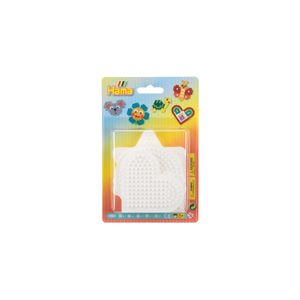 Hama Stiftplatten "Quadrat Kreis Sechseck Herz Stern" 5 Platten