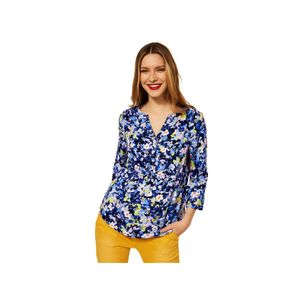 StreetOne Bluse mit Blumen Muster LieferantenFarbe: grand blue, Größe: 36