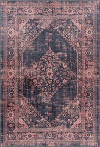 Fiesta Vintage protišmykový koberec plochý tkaný bežec 80x250cm červený