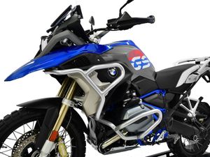 Zestaw zderzaków kompatybilny z BMW R 1200 GS BJ 2013-18 srebrny