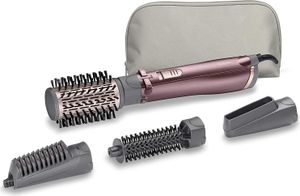 Babyliss AS960E Heißluftbürste, 1000 Watt, Keramikbeschichtung, Ionen-Technologie, Lockenbürstenaufsatz, Kammaufsatz, Konzentratordüsenaufsatz, Kühlstufe