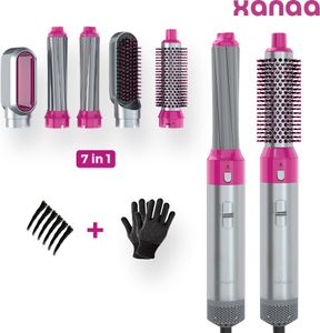 XANAA® 5 in 1 Haarstyler Lockenstab Multistyler, Haartrockner - Föhn-Bürste -Heißluftbürste - Haartrocknerbürste - Lockenbürste - Lila XANAA® 5 in 1 Haarstyler Lockenstab Multistyler, Haartrockner - Föhn-Bürste -Heißluftbürste - Haartrocknerbürste - Lockenbürste - Lila