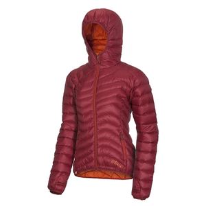 Ocun Tsunami Down Women's Jacket garnet red/rooibos tea M