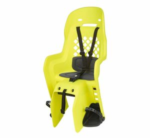 POLISPORT Joy CFS Rear Child Bike Seat Carrier Mounting - Neon Yellow/Dark Gray