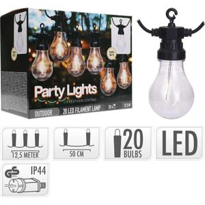 PROGARDEN LED-Lichterkette 20 Stück 12,5m KO-LE2100180