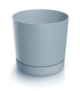 Prosperplast®, Doniczka, DPOP130-443U, Szary, Doniczka z podstawką