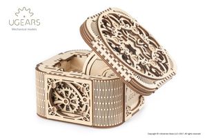 Ugears - Holz Modellbau Treasurebox Schatzkiste 190 Teile