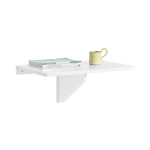 SoBuy Nástenný skladací stôl, kuchynský stôl malý, biely, FWT03-W