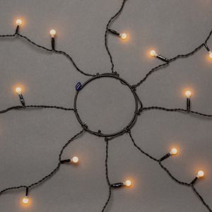 LED plášť stromu zvenčí 240 jantarově zbarvených LED 6327-800