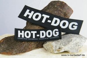 HOT DOG - Logo klein, 1 Paar!