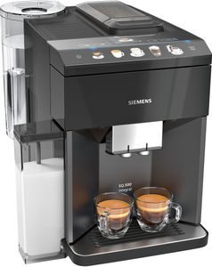 Siemens EQ.500 integral - Espressomaschine - 1,7 l - Kaffeebohnen - Gemahlener Kaffee - Eingebautes Mahlwerk - 1500 W - Schwarz