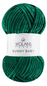 Wolans Bunny Baby - Chenille Wolle, super Bulky (wie Himalaya Dolphin Baby) 100g 10026 - Grün
