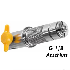 SnapStar Fettpressen Mundstück Hochdruck Kupplung inkl. Druckentlastungs-Ventil, G 1/8 Anschluss