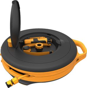 FISKARS® Waterwheel S Schlauchtrommel mit 15 Meter Schlauch