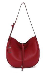 Tamaris Damen Schultertasche Beuteltasche Bag in Bag Janika 32010, Farbe:Rot