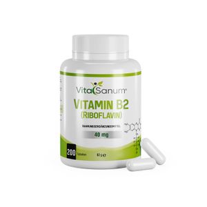 VitaSanum® - Vitamin B2 (Riboflavin) 40 mg 200 Tabletten