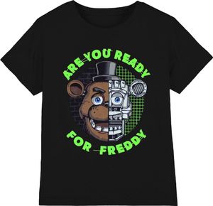 Five Nights At Freddys - "Are You Ready For Freddy" T-Shirt für Jungen NS7556 (158-164) (Schwarz)