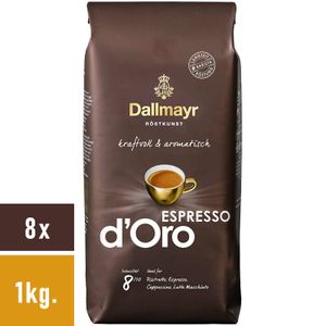 Dallmayr Espresso d'Oro Kaffeebohnen 8x1kg.