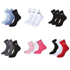 PUMA Uni ponožky krátke Crew 3-Pack 231011001, veľkosť:39 - 42, farba:biela (White)
