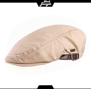 Black Jungle YUMA Baumwollkappe Baumwollmütze Baumwollcap Schiebermütze Mütze Freizeitcap Beige 58 cm