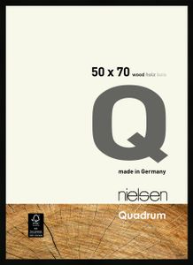 Nielsen Holz Bilderrahmen Quadrum, 50x70 cm, Schwarz