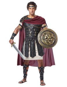 Römischer Gladiator Antike Kostüm braun-beige