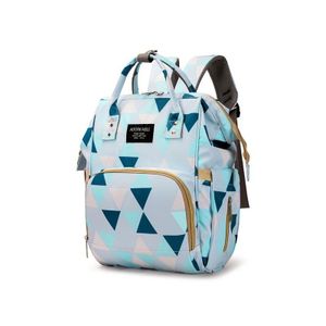 Přebalovací batoh - modrý s trojúhelníkem
