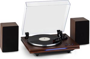 Auna - gramofón, reproduktor, Bluetooth, moderný prehrávač v retro dizajne