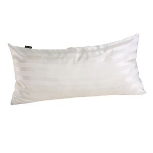 Seidenkissenbezug white stripes – 100% Seide, 80x80 cm, weich & Seidenkissenbezug white stripes – 100% Seide, 80x80 cm, weich &