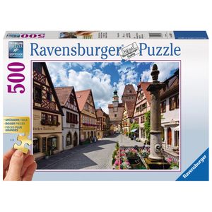 RAVENSBURGER Puzzle Městečko Rothenburg XXL 500 dílků