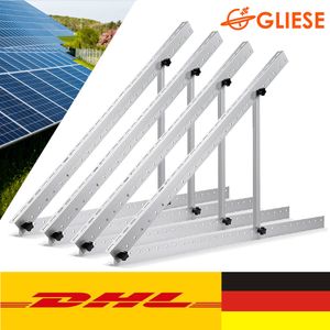 4 Stück Solarmodul Halterung 114cm Balkonkraftwerk Halterung für 2 Solarpanel Aufständerung PV Modul Dach Solarhalterung Flachdach