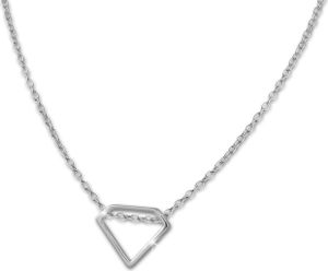 SilberDream Halskette 46cm 925 Silber Damen Schmuck Diamant silber SDK8011J