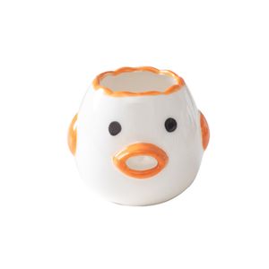 Ei-Trenner Niedliche Cartoon-Stil Huhn Form Mini Eiweiß-Trenner für die Küche-Orange