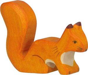 HOLZTIGER Eichhörnchen, stehend, orange