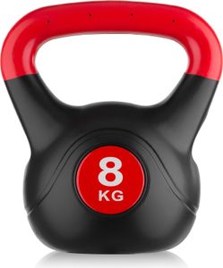 Gymtek® Kettlebell Dumbbell - 8kg závaží - kettlebell, houpací činka, závaží s míčem pro domácí posilovnu, fitness, pilates, silový trénink