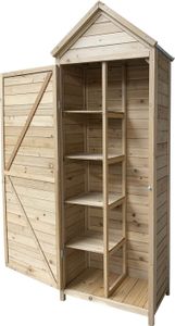 Gartenschrank Gardiun Candy 35x70x177 cm aus Holz