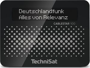 TechniSat CABLESTAR 100 DAB+ Radio Kabel OLED-Display Uhrzeitanzeige