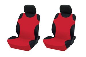 SE87018 Bavlnené poťahy na sedadlá - červené, 2 kusy
