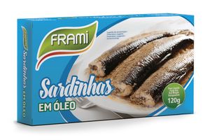 Sardinen in Pflanzenöl - Sardinha em Oleo 120gr. - Frami - Portugal
