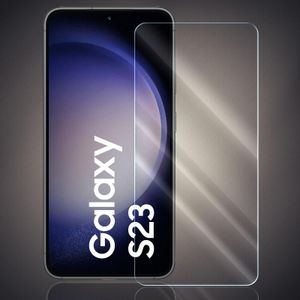 Panzer Folie für Samsung Galaxy S23 Echt Glas Display Schutz Folie Glasfolie 9H Härtegrad Schutzglasfolie