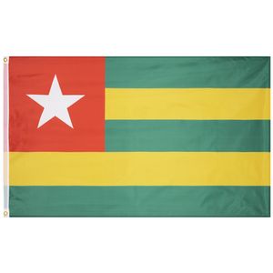 Einheitsgröße MW-176|Togo MUWO "Nations Together" Flagge 90x150cm