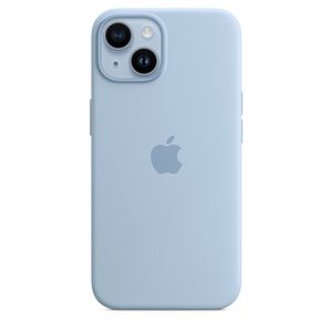 Apple Silicone Case iPhone 14         bu  mit MagSafe - sky
